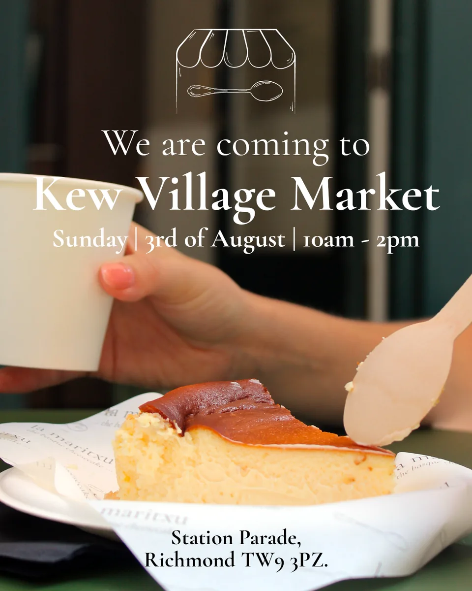 La Maritxu coming to Kew Village Market, Sunday 3rd of August