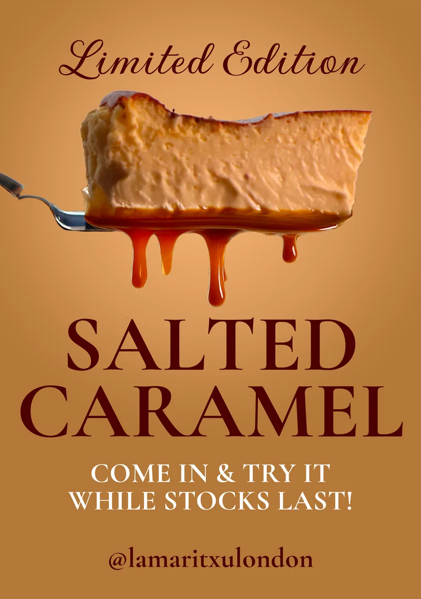 La Maritxu Limited Edition Salted Caramel, come in and try it